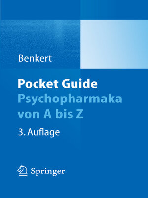 cover image of Pocket Guide Psychopharmaka von a bis Z
